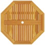 Set de comedor de jardín de 5 piezas de madera maciza de acacia de , Mesas de jardín - Ref: Foro24-3375704, Precio: 310,35 €,...