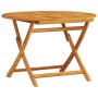 Juego de Comedor de Jardín de 5 Piezas de Madera Sólida de Acacia de , Mesas de jardín - Ref: Foro24-3375708, Precio: 366,97 ...