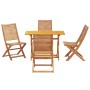 Conjunto de Comedor de Jardín de 5 Piezas Madera Maciza Acacia de , Sillas de jardín - Ref: Foro24-3375762, Precio: 294,28 €,...