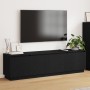 mueble para TV con LED Negro Roble 180x38x49 cm Madera elaborada de , Muebles TV - Ref: Foro24-3376145, Precio: 163,91 €, Des...