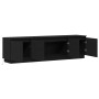 mueble para TV con LED Negro Roble 180x38x49 cm Madera elaborada de , Muebles TV - Ref: Foro24-3376145, Precio: 163,91 €, Des...