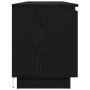mueble para TV con LED Negro Roble 180x38x49 cm Madera elaborada de , Muebles TV - Ref: Foro24-3376145, Precio: 163,91 €, Des...
