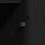 mueble para TV con LED Negro Roble 180x38x49 cm Madera elaborada de , Muebles TV - Ref: Foro24-3376145, Precio: 163,91 €, Des...