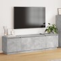 Mueble de TV con LED Gris Concreto 180x38x49 cm Madera Elaborada | Foro24.es | Tu tienda online para hogar, jardín y más Foro24.es