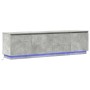 Mueble de TV con LED Gris Concreto 180x38x49 cm Madera Elaborada | Foro24.es | Tu tienda online para hogar, jardín y más Foro24.es