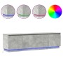 Mueble de TV con LED Gris Concreto 180x38x49 cm Madera Elaborada | Foro24.es | Tu tienda online para hogar, jardín y más Foro24.es