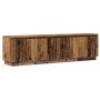 mueble de TV con LED madera vieja 180x38x49 cm madera elaborada | Foro24.es | Tu tienda online para hogar, jardín y más Foro24.es