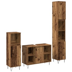 Comprar Juego de Muebles de Baño de 3 Piezas de