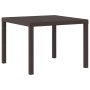 Juego de Comedor de Jardín de 5 Piezas con Cojines Marrón Ratán Sintético de , Mesas de jardín - Ref: Foro24-3378541, Precio:...