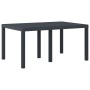 Juego de Comedor de Jardín de 7 Piezas con Cojines de Poliratán Antracita de , Mesas de jardín - Ref: Foro24-3378556, Precio:...