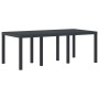Conjunto de Comedor de Jardín de 9 Piezas con Cojines Anthracite Poliratán de , Mesas de jardín - Ref: Foro24-3378573, Precio...