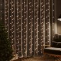 Cortina de luces LED 300 LED blanco frío 8 funciones 3x3 m en Decoración Festiva y Estacional | Comprar online en Foru.es