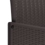 Conjunto de Comedor de Jardín de 3 Piezas con Cojines de Rattan Poliéster Marrón de , Mesas de jardín - Ref: Foro24-3378679, ...