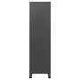 Armario industrial de metal gris antracita 90x50x180 cm de vidaXL, Armarios roperos - Ref: Foro24-339615, Precio: 388,23 €, D...