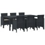 Juego de Comedor Jardín de 7 Piezas con Cojines Antracita Poliratán de , Mesas de jardín - Ref: Foro24-3378713, Precio: 390,6...