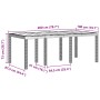 Juego de comedor de jardín de 7 piezas con cojines antracita Polirratán de , Mesas de jardín - Ref: Foro24-3378716, Precio: 3...
