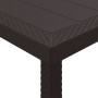 Juego de Comedor de Jardín de 9 Piezas con Cojines Marrón Poliratán de , Mesas de jardín - Ref: Foro24-3378739, Precio: 482,2...