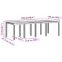 Conjunto de Comedor de Jardín de 9 Piezas con Cojines Gris Claro de Poliratán de , Mesas de jardín - Ref: Foro24-3378749, Pre...