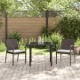 Conjunto de 5 Sillas de Jardín con Cojines Negro Poliratán de , Sillas de jardín - Ref: Foro24-3379068, Precio: 411,02 €, Des...