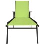 Tumbona de acero y tela textilene verde de vidaXL, Tumbonas - Ref: Foro24-317598, Precio: 117,15 €, Descuento: %