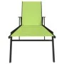Tumbona de acero y tela textilene verde de vidaXL, Tumbonas - Ref: Foro24-317598, Precio: 115,72 €, Descuento: %