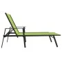Tumbona de acero y tela textilene verde de vidaXL, Tumbonas - Ref: Foro24-317598, Precio: 115,72 €, Descuento: %