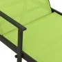 Tumbona de acero y tela textilene verde de vidaXL, Tumbonas - Ref: Foro24-317598, Precio: 115,72 €, Descuento: %