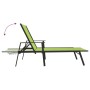 Tumbona de acero y tela textilene verde de vidaXL, Tumbonas - Ref: Foro24-317598, Precio: 117,15 €, Descuento: %