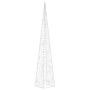 Cono de luz LED decorativo acrílico blanco frío 60 cm en Decoración Festiva y Estacional | Comprar online en Foru.es