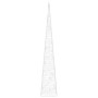 Cono de luz LED decorativo acrílico blanco frío 60 cm en Decoración Festiva y Estacional | Comprar online en Foru.es
