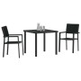 Juego de Comedor de Jardín de 9 piezas Negro Poly Ratán de , Sillas de jardín - Ref: Foro24-3379155, Precio: 556,78 €, Descue...