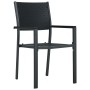 Juego de Comedor de Jardín de 9 piezas Negro Poly Ratán de , Sillas de jardín - Ref: Foro24-3379155, Precio: 556,78 €, Descue...