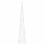 Cono de luz LED decorativo acrílico blanco frío 60 cm en Decoración Festiva y Estacional | Comprar online en Foru.es