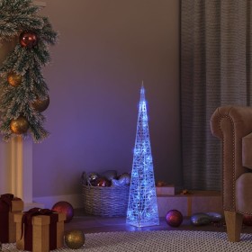 Cono de luz LED decorativo acrílico azul 60 cm en Decoración Festiva y Estacional | Comprar online en Foru.es