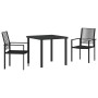 Conjunto de Jardín de 5 Piezas Negro Ratán PVC de , Sillas de jardín - Ref: Foro24-3379166, Precio: 291,88 €, Descuento: %