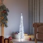 Cono de luz LED decorativo acrílico blanco frío 90 cm en Decoración Festiva y Estacional | Comprar online en Foru.es