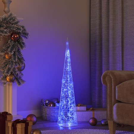 Cono de luz LED decorativo acrílico azul 90 cm en Decoración Festiva y Estacional | Comprar online en Foru.es