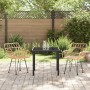 Juego de Comedor de Jardín de 7 Piezas en Ratán Polimérico Marrón de , Sillas de jardín - Ref: Foro24-3379182, Precio: 576,92...