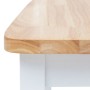 Sillas de comedor 6 uds madera maciza de caucho blanco y madera en Sillas de comedor | Comprar online en Foru.es