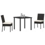 Juego de Comedor de Jardín 5 Piezas Gris Poliratán de , Sillas de jardín - Ref: Foro24-3379214, Precio: 320,29 €, Descuento: %