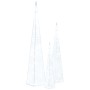 Set cono luz LED decorativo acrílico blanco frío 30/45/60cm en Decoración Festiva y Estacional | Comprar online en Foru.es