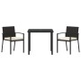 Juego de Comedor de Jardín de 5 Piezas Gris Poliratán | Foro24.es | Tu tienda online para hogar, jardín y más Foro24.es
