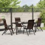 Conjunto de Jardín de 5 piezas Marrón Poliratán | Foro24.es | Tu tienda online para hogar, jardín y más Foro24.es