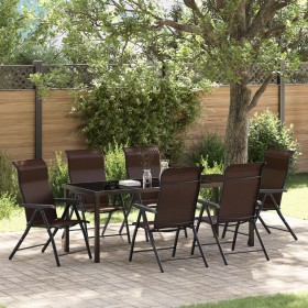 Comprar Set de comedor de jardín 7 piezas ratán