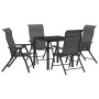 Conjunto de jardín de 5 piezas Gris Polirratán de , Sillas de jardín - Ref: Foro24-3379276, Precio: 347,32 €, Descuento: %
