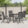 Conjunto de jardín de 5 piezas Gris Polirratán de , Sillas de jardín - Ref: Foro24-3379276, Precio: 347,32 €, Descuento: %