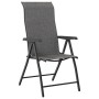 Set de Jardín de 5 Piezas Gris Ratán Poliéster de , Sillas de jardín - Ref: Foro24-3379277, Precio: 365,07 €, Descuento: %