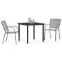 Conjunto de Comedor de Jardín de 5 Piezas Antracita Acero de , Sillas de jardín - Ref: Foro24-3379285, Precio: 326,55 €, Desc...