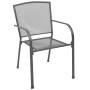 Conjunto de Comedor de Jardín de 5 Piezas Antracita Acero de , Sillas de jardín - Ref: Foro24-3379285, Precio: 326,55 €, Desc...