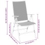 Conjunto de Comedor de Jardín de 3 Piezas Acero Antracita de , Sillas de jardín - Ref: Foro24-3379289, Precio: 206,56 €, Desc...